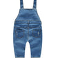 Kidscool Space Baby & Little Boys/Girls Denim Overalls,Jean Workwear,Light Blue,6-12 Months