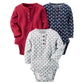 Carter'S Baby Girls Multi-Pack Bodysuits, Assorted, 3 Months