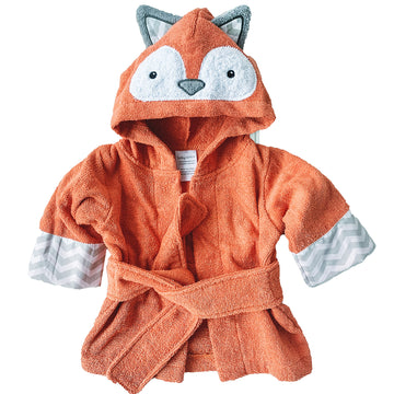Baby Aspen 'Rub-A-Dub, Fox In The Tub Fox Hooded Baby Bath Towel/Baby/Toddler Robe, Baby Shower Gifts, 0-9 Months