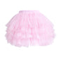 Elamccor Baby Girls' Tutu Skirt Toddler 6 Layered Tulle Tutus 1-8T Pink