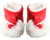 Gilbins Infant Baby Super Cute Christmas Santa Holiday Warming Slipper Shoes Booties Size 6-12 Months