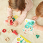 Miniland ECO Nuts & Bolts with Activities - STEM, Geometric, Shapes, Visual Motor Coordination, Highly Resistant