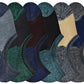 Me Stores MenS Cotton And Spandex Towel Loafer Socks With Anit Ankle Skit Silicon (Multicolour, Large)  Pack Of 6 Pairs