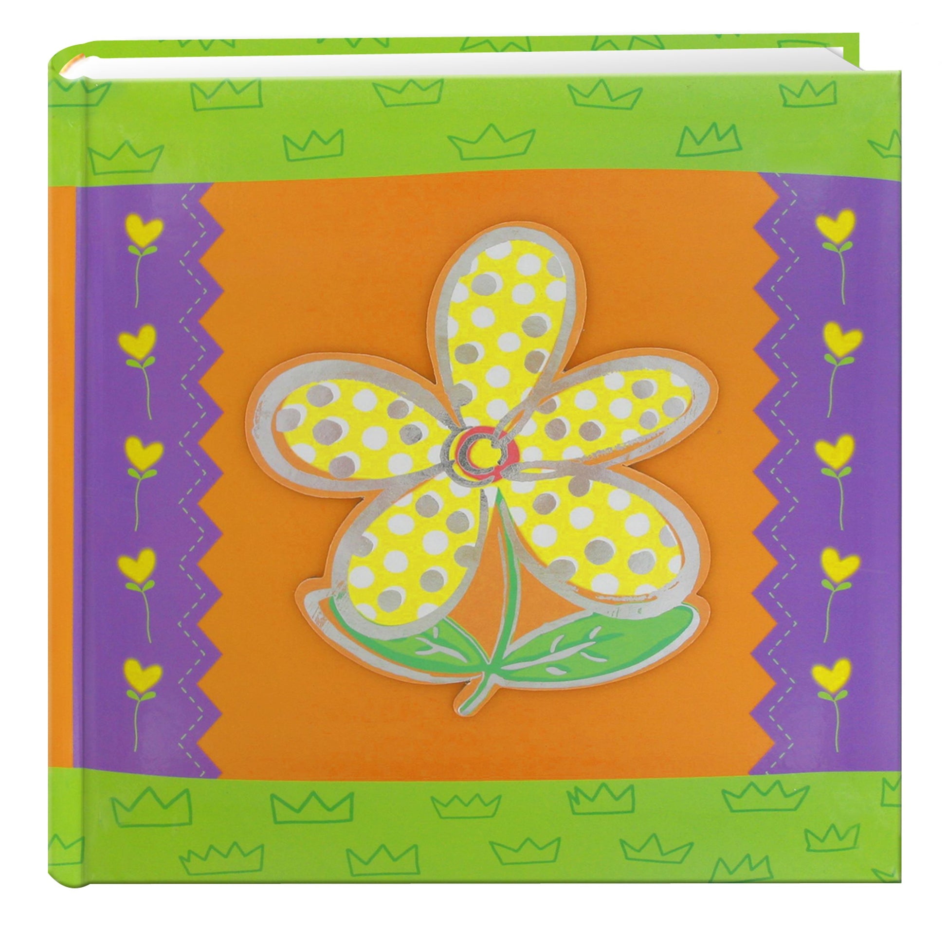 Pioneer Photo Albums 200-Pocket 3-D Daisy Applique Cover Photo Album, 4 By 6-Inch