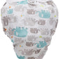 Kushies Baby Waterproof Training Pant (38-44 Pounds), White Elephants, X-Large