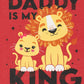 The Children'S Place Baby Toddler Girls Short Sleeve Graphic T-Shirt 2-Pack, Love My Daddy/Daddy Is My King, 5T