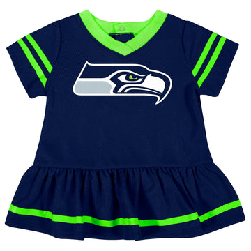 Gerber Baby Girls NFL Jersey Dress and Diaper Cover, Team Color, 3-6 Months
