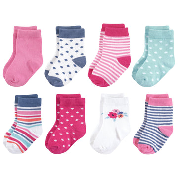 Touched By Nature Baby Organic Cotton Socks, Garden Floral, 12-24 Months