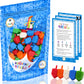 The Dreidel Company Hanukkah Dreidels Multicolor Plastic Chanuka Dreidels With English Transliteration - Includes Dreidel Game I
