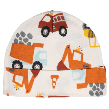 Gerber Baby Boys Cap and Mitten Sets Transportation Zone Newborn