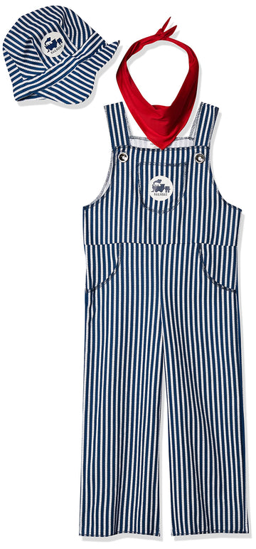 Fun World Boys Costumes Baby'S Train Engineer Toddler, Blue, Large 3T-4T Us