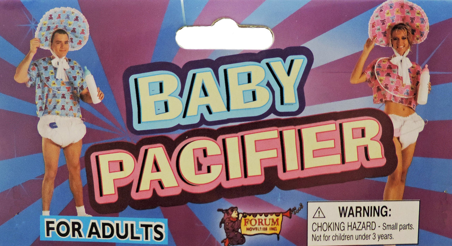 Giant Jumbo Blue Baby Pacifier Novelty Costume Accessory