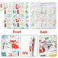 R HORSE 5Pcs Waterproof Reusable Diaper Baby Cloth Wet Dry Bags with 2 Zippered Pockets Travel Beach Pool Bag with Polar Bear Di