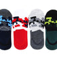 Rc. Royal Class Unisex Loafer No Show Multicolored Socks (Pack Of 4 Pairs)