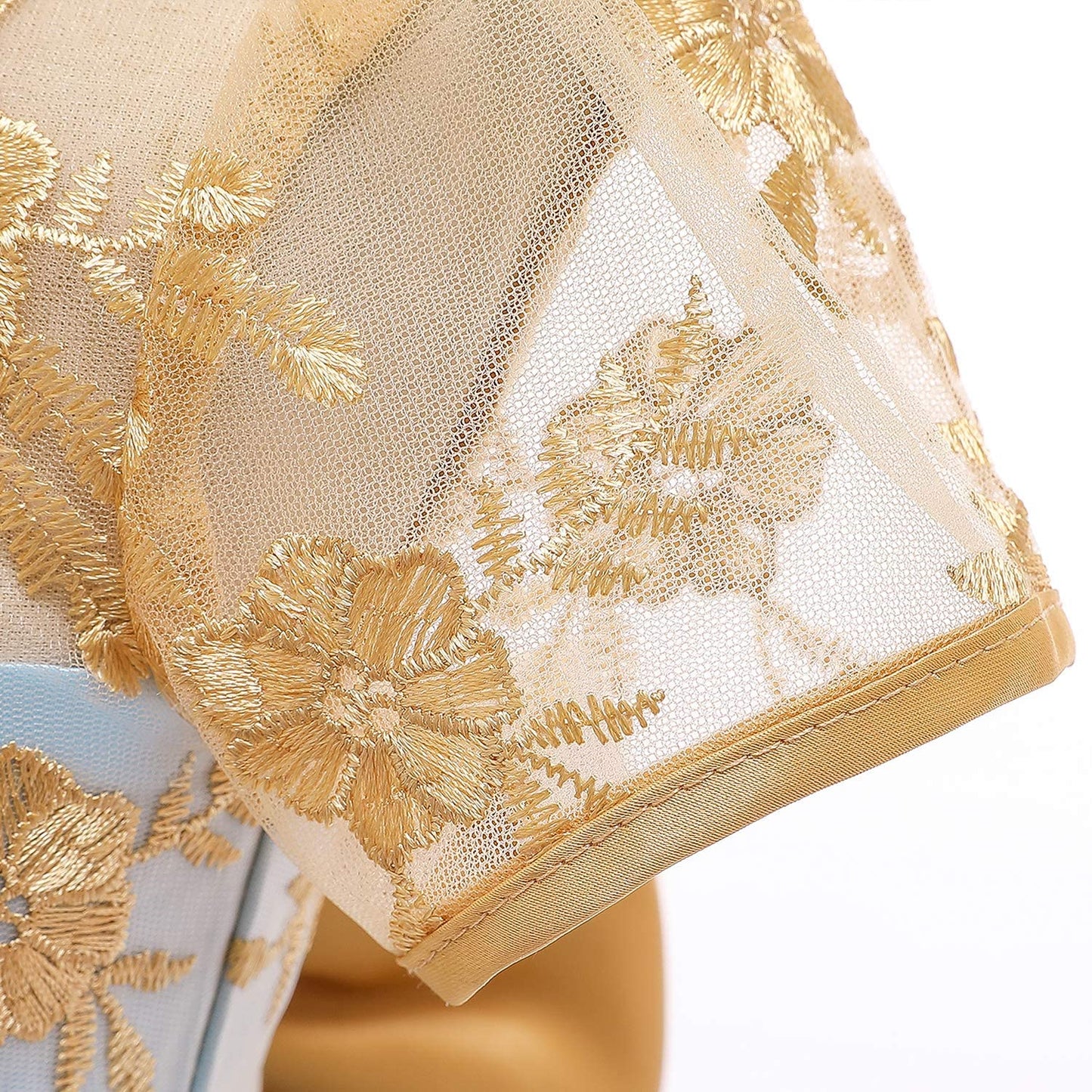 Nnjxd Baby Girls Formal Dress Bowknot Baptism Embroidery Tutu Dress With Headwear Size (80) 6-12 Months Yellow 2(With Headwear)