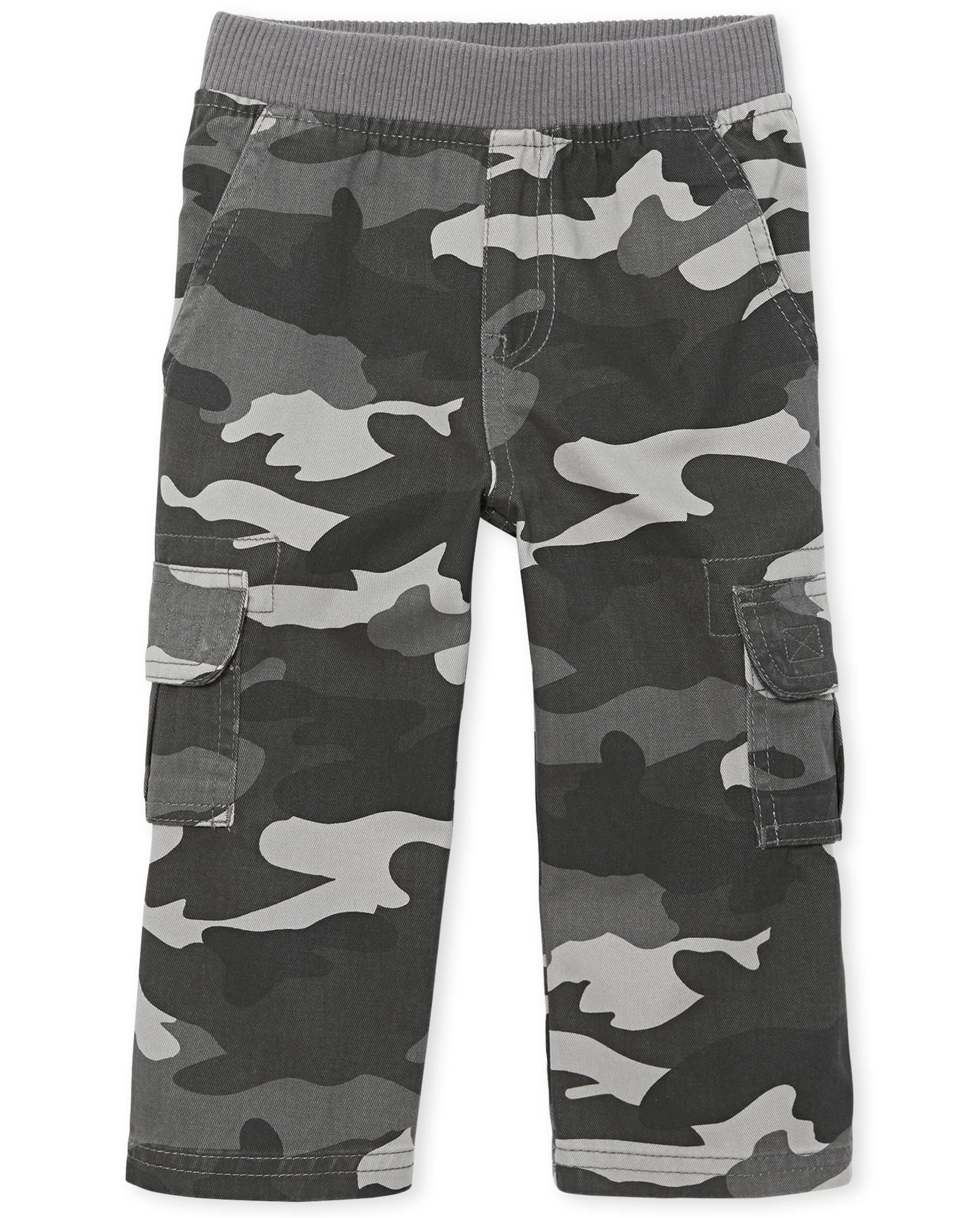 The Childrens Place Baby Boys And Toddler Boys Pull On Cargo Pants, Steamboat, 9-12 Months