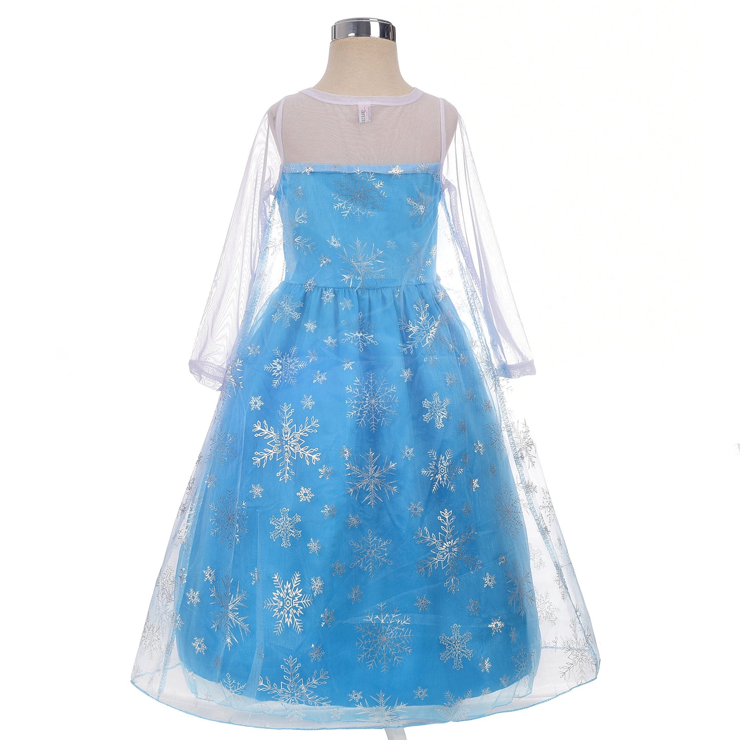 Dressy Daisy Girls' Ice Princess Dress Costume Birthday Halloween Christmas Fancy Party Dresses With Cape Draping Size 4T Style