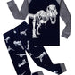 Dinosaur Baby Boys Long Sleeve Glow-In-The-Dark Pajamas Sets 100% Cotton Pyjamas Toddler Kids Blue Pjs Size 18-24Months