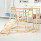 Wofafa Jungle Gym, Toddler Climbing Toys, Indoor Playground Climbing Toys For Toddlers, Montessori Style Playground Sets For Bac