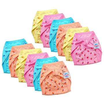 V.B.K Baby Boys And Baby Girls Nappy (Langot) (Cloth Diaper), Pack Of 12, Pure Organic Hosiery Cotton Soft Fabric (36 Months)
