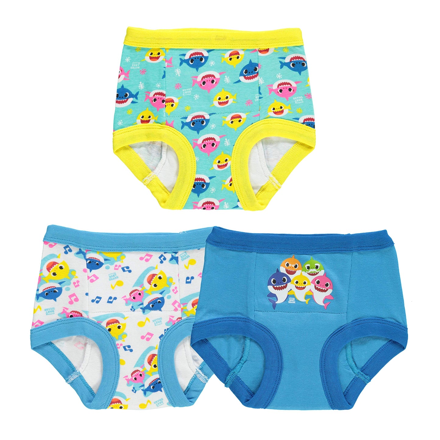 Baby Shark Cotton Potty Training Pant Multipacks With Success Tracking Chart And Stickers, Sizes 18M, 2T, 3T, 4T