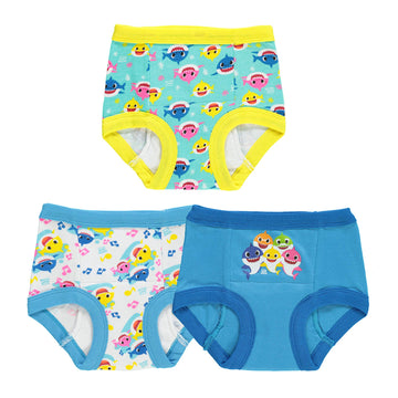 Baby Shark Cotton Potty Training Pant Multipacks With Success Tracking Chart And Stickers, Sizes 18M, 2T, 3T, 4T
