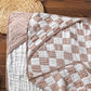Hardnok 4-Piece Ultra Soft Muslin Baby Towel Set - Muslin & Bamboo Viscose Blend, Ideal For Bath & Beach, Suitable For Baby Girl