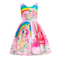 Dressy Daisy Little Girls Unicorn Pony Birthday Party Fancy Dress Up Clothes Costume Size 6X Pink 127