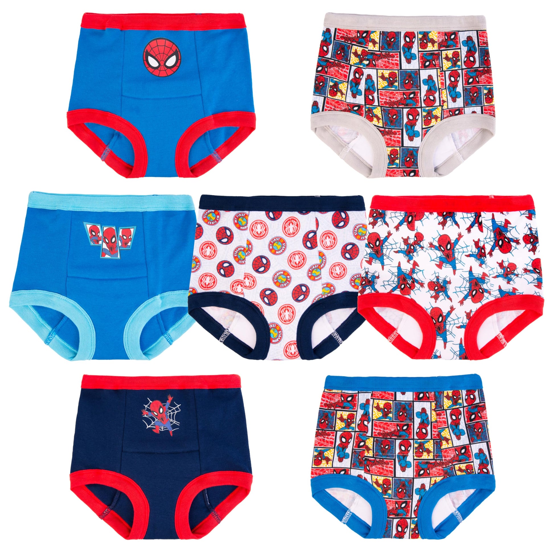 Superhero 7PK-10PK Potty Training Pants with Success Chart & Stickers with Spiderman, Hulk & more sizes 18M, 2T, 3T, 4T