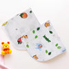 Urbane Home Pack of 2 Soft Cotton Swaddling Cloth for New Born Baby | Printed Baby Wrap/Swaddle Blanket for Sleeping Kids | Whit