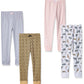 Hudson Baby Unisex Baby Cotton Pants and Leggings Modern Pink Safari, 9-12 Months