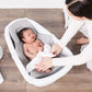 Regalo Baby Basics 3-In-1 Grow With Me Bath Tub, Adjustable As Your Baby Grows, Includes Foam Padded Air Mesh Sling, Drying Hook