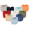 Hudson Baby Unisex Baby Drooler Bib With Waterproof Lining, Blue, One Size