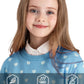 Boboyoyo Girls Sweaters Cotton Kids Heart Sweater Valentine Holiday Pullover Teen Clothes Crew Neck Knit Top Long Sleeve Light B