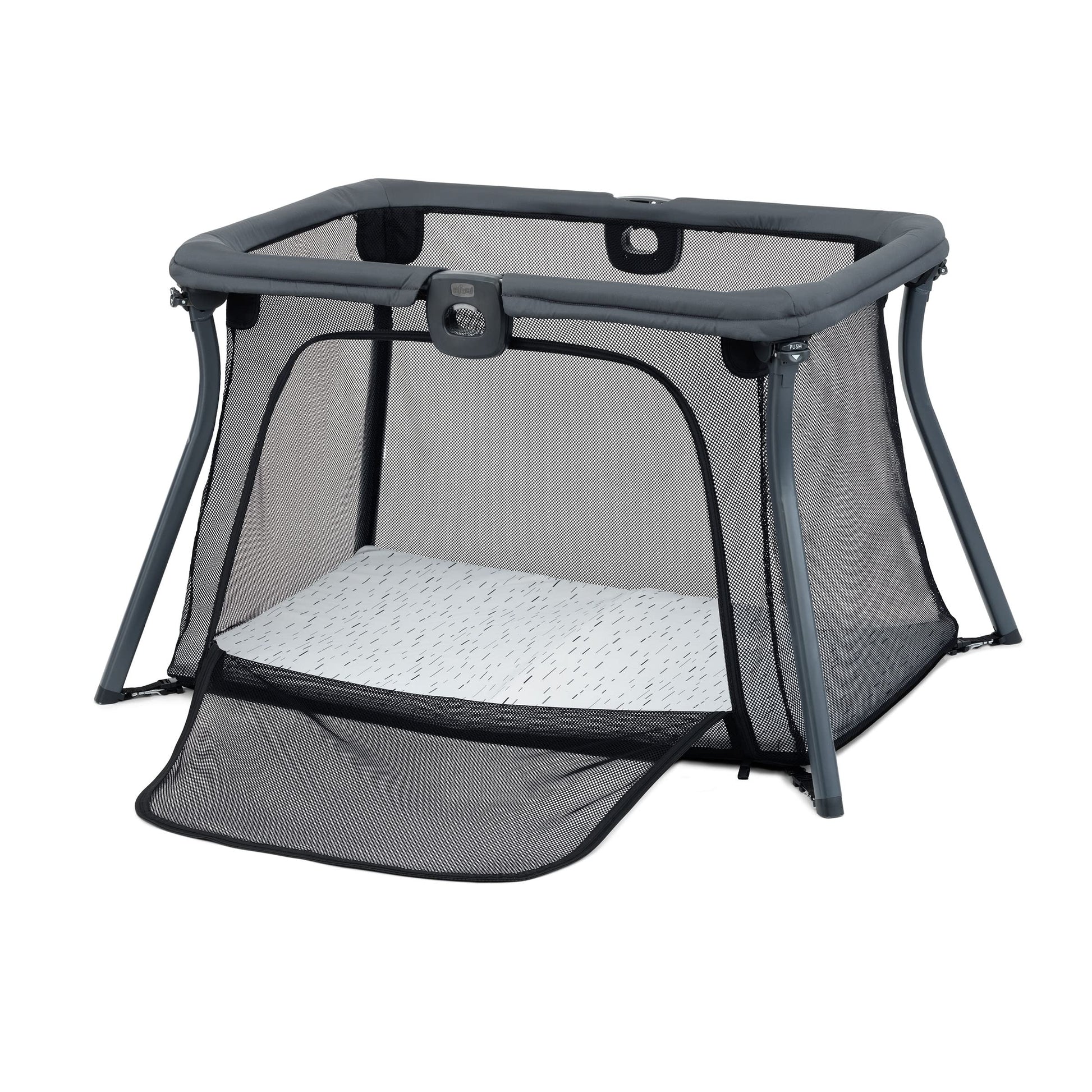 Chicco Alfa Lite Lightweight Travel Playard, Portable Playpen For Babies And Toddlers, Snap-Open/Compact Fold Design,13 Lbs., Ba
