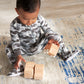 Gerber Baby Boys' 2-Pack Footed Pajamas, Grey Camo, 6-9 Months