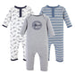 Hudson Baby Baby Girls Cotton Coverall, Aviation, 12-18 Months Us