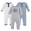 Hudson Baby Baby Girls Cotton Coverall, Aviation, 12-18 Months Us