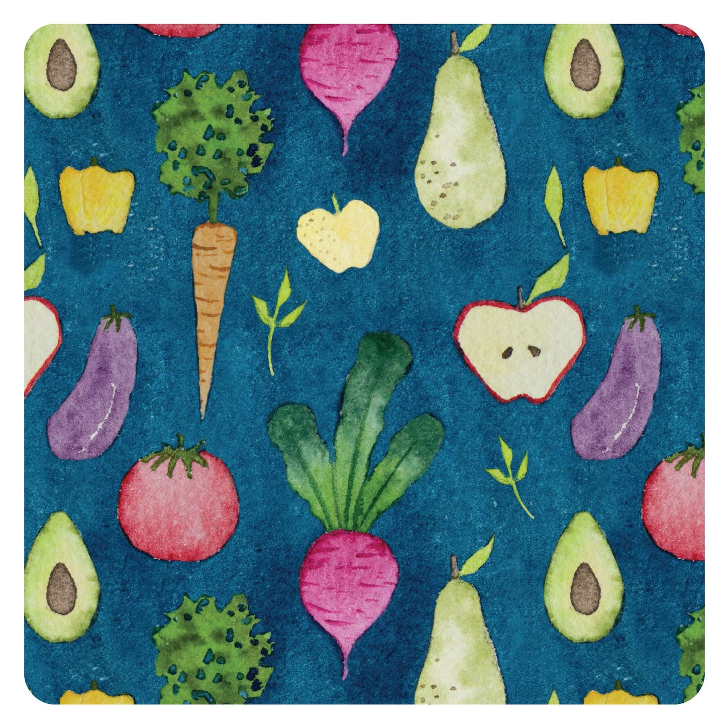 Bapronbaby Organic Produce Splash Mat - Waterproof Catch-All For Under High Chairs, Floors, Tables, Playtime Or Arts & Crafts -
