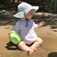 I Play. Toddler Brim Sun Protection Hat, Gray, 2T-4T