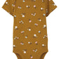 Simple Joys By Carter'S Baby Girls' Short-Sleeve Bodysuit, Pack Of 6, Multicolor/Floral/Forest Animals/Owl/Sheep, 24 Months