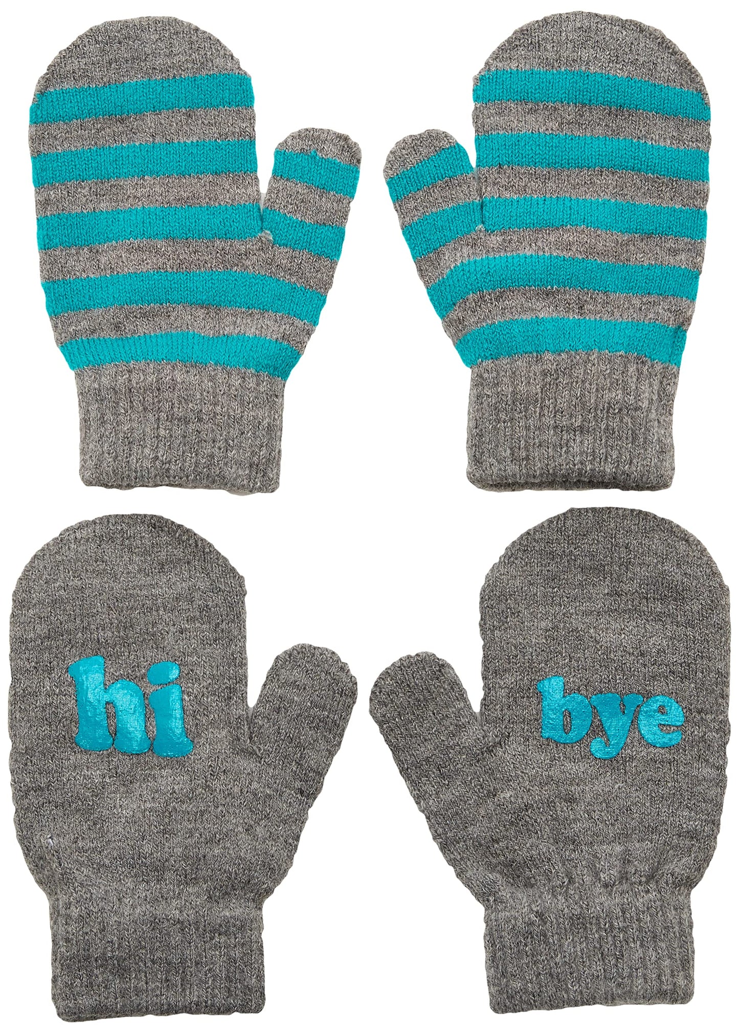 Simple Joys By Carter'S Baby Hat And Mitten Set, Monster/Stripe, 12-24 Months