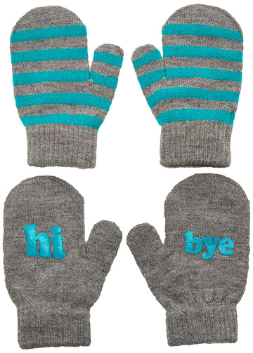 Simple Joys By Carter'S Baby Hat And Mitten Set, Monster/Stripe, 12-24 Months