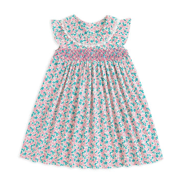Simplee Kids Baby Pink Dress Toddler Ruffled Dress Little Toddler Girls Casual Dress Playwear Sundress For Spring Summer 3T