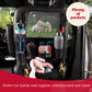 Lusso Gear Heavy Duty Back Seat Car Organizer Extra Large For Powerful Protection, Sag Proof & Reinforced Corners, Protects Ipad