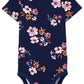Simple Joys By Carter'S Baby Girls' Short-Sleeve Bodysuit, Pack Of 6, Multicolor/Ditsy Floral/Floral/Polka Dot/Tropical, 0-3 Mon