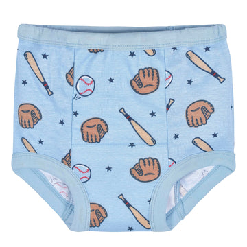 Gerber Baby Boys Infant Toddler 4 Pack Potty Training Pants Underwear Sports Red And Blue 2T