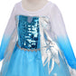 Dressy Daisy Girls' Ice Princess Dress Costume Birthday Halloween Christmas Fancy Party Dresses With Cape Size 6-6X Style B