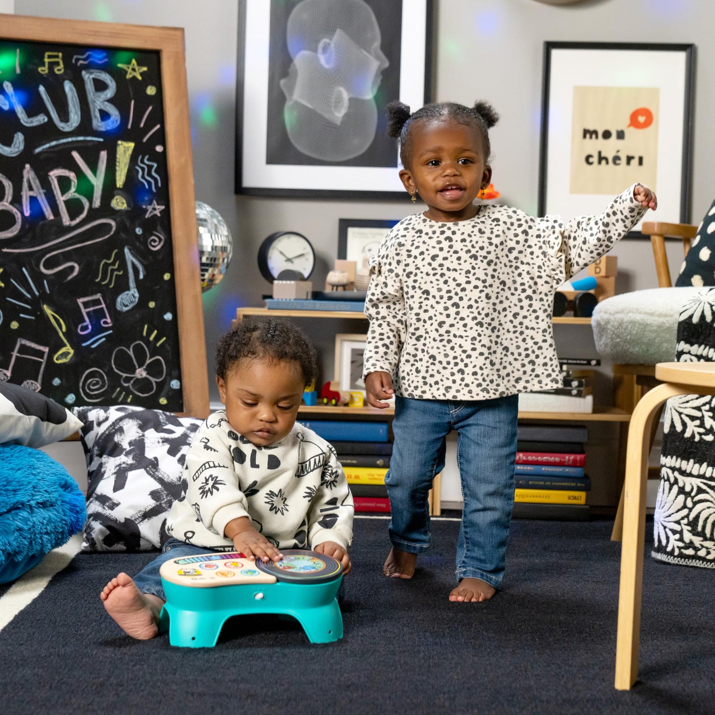 Baby Einstein + Hape DJ Discovery Musical Toy Turntable, Ages 6 Months and Up