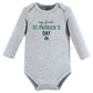 Hudson Baby Unisex Baby Cotton Long-Sleeve Bodysuits Infant And Toddler T Shirt Sets, Cutest Clover, 6-9 Months Us